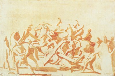 Study of Christ Carrying the Cross by Nicolas Poussin